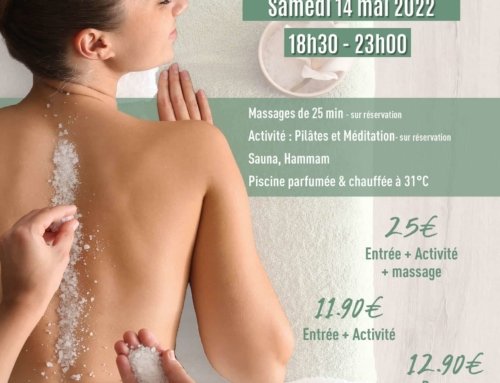 Soirée Zen Piscine Aqua Bulles  St Fulgent  avril 2022